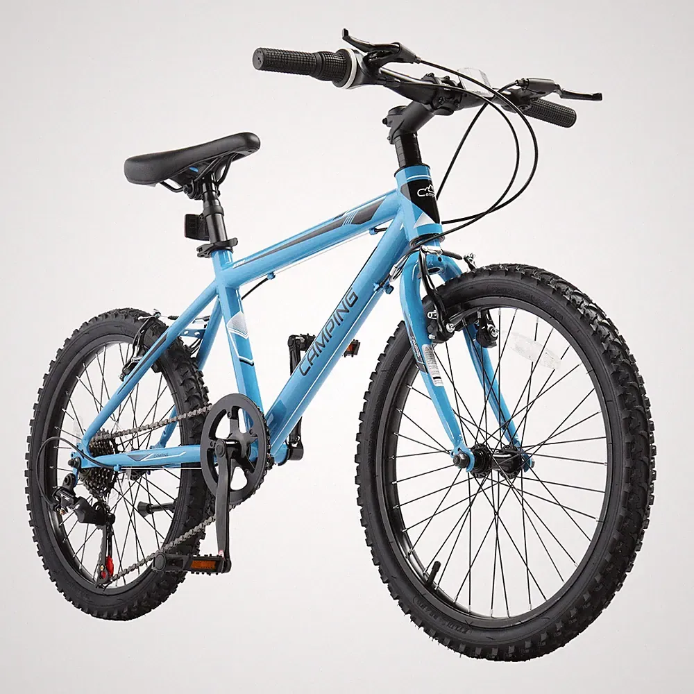 20 Inch Mountain Bike, 7/21-Speed Adult Bicycle with Sturdy Steel Frame