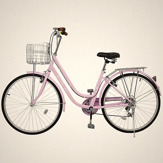 26'' Adults Commuter City Bike 7 Speed Cruiser Bicycle with Basket