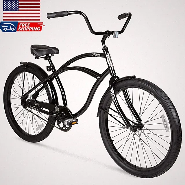 26"Hyper Bicycle Men'S Beach Cruiser Bike Adult Black