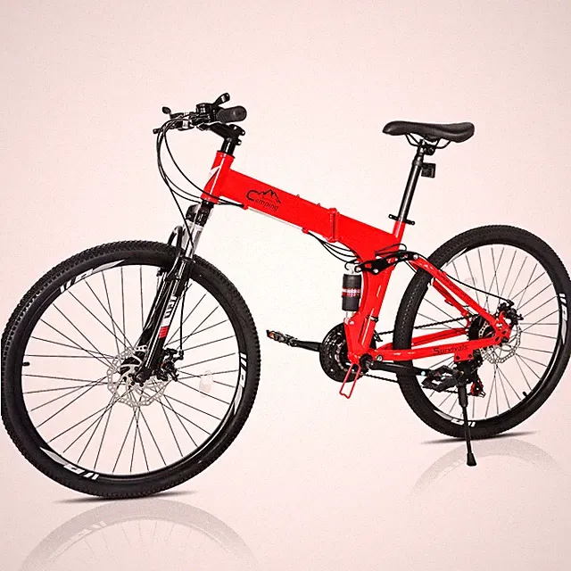 26" Wheels 21 Speed Foldable MTB Mountain Bike Bicycle Cycling Unisex Adult