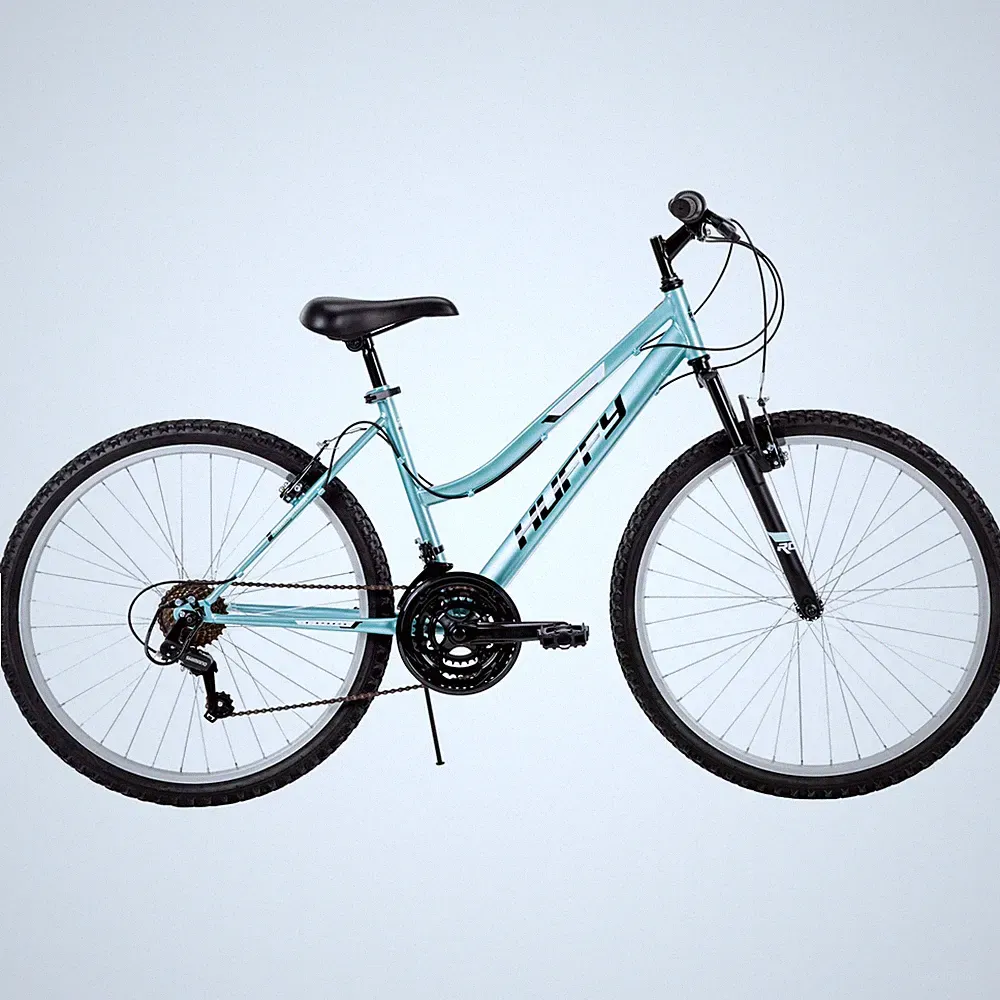 Huffy 26” Girls Women 18 Speed Mountain Bike Rock Creek Teal Bicycle 5'-5'8" NEW