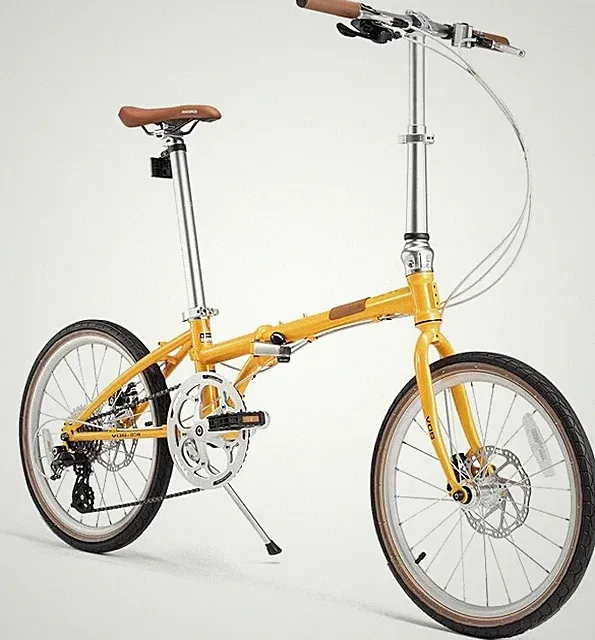 ROCKBROS VDS 20" Folding Bike Shimano 8 Speed Steel Frame Disc Brakes for Adults