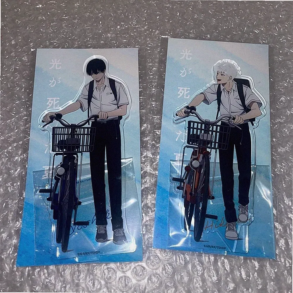 The Summer Hikaru Died Acrylic Stand set & Yoshiki Bicycle Adult Collectible 15+